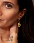 Alba Mondstein Ohrringe | Gold