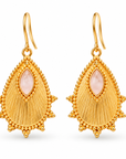 Alba Rosenquarz Ohrringe | Gold