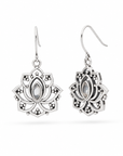 Alma de Loto Mondstein Ohrringe | Silber