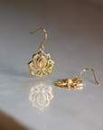 Alma de Loto Moonstone Earring | Silver