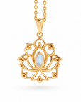 Alma de Loto Mondstein Anhänger | Gold