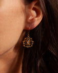 Alma de Loto Moonstone Earring | Silver