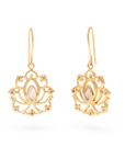 Alma de Loto Moonstone Earring | Silver
