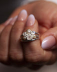 Artemio Mondstein, Rosenquarz, Perlen Ring | Silber
