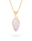 Auréa Rosenquarz Anhänger | Gold