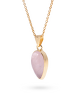 Auréa Rosenquarz Anhänger | Gold