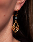 Avaé Amazonit Ohrringe | Gold