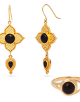 Celeste & Eonia Onyx Signature Set | Gold