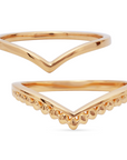 Espina & Gracia Ring | Gold Layering Set