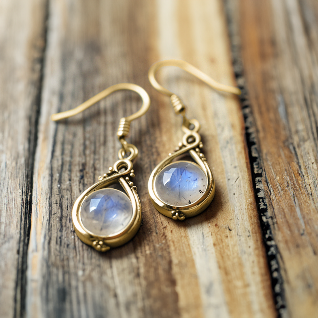 Armonía Moonstone Earring | Silver