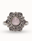 Florencia Rosenquarz Ring | Silber