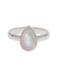 Alma de Loto Moonstone Earring | Silver