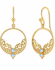 Caliora Mondstein Ohrringe | Gold