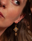 Celeste Mondstein Ohrringe | Gold