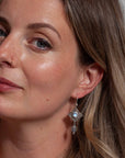 Celeste Mondstein Ohrringe | Silber