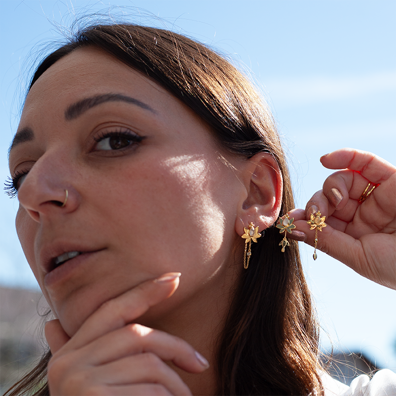 Vairea Opal Ohrring Charm | Gold