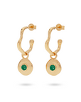 Véora Birthstone Charms - Smaragd (Mai) | Gold