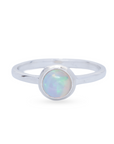 Eclipse Opal Ring | Silber