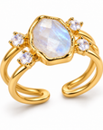 Estrano Mondstein Ring | Gold