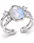 Estrano Mondstein Ring | Silber