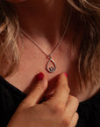 Eterno Rosenquarz Anhänger | Silber