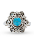 Florencia Türkis Ring | Silber