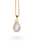 Alma de Loto Moonstone Earring | Silver