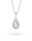 Alma de Loto Moonstone Earring | Silver