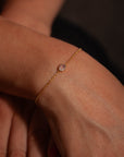 Latido Rosenquarz Armband | Gold