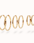 Lina Grande Hoops | Gold