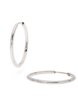 Lina Grande Hoops | Silber