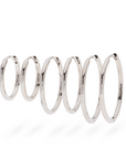 Lina Medium Hoops | Silber
