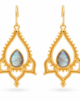Lirio Labradorit Ohrringe | Gold