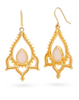 Alma de Loto Moonstone Earring | Silver