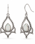Alma de Loto Moonstone Earring | Silver