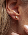 Lunita Mondstein Ohrstecker | Gold