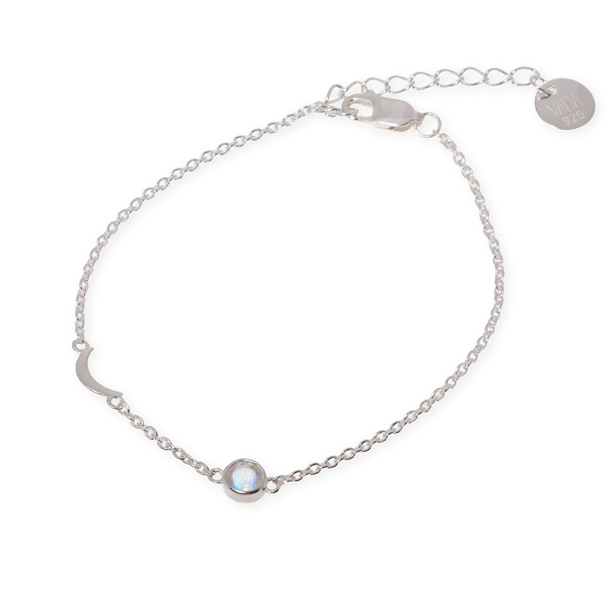 Alma de Loto Moonstone Earring | Silver