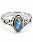 Marida Labradorit Ring | Silber
