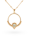 Naïra Opal Anhänger | Gold