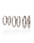 Orla Medium Hoops | Silber