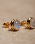 Perlita Mondstein Ohrstecker | Gold