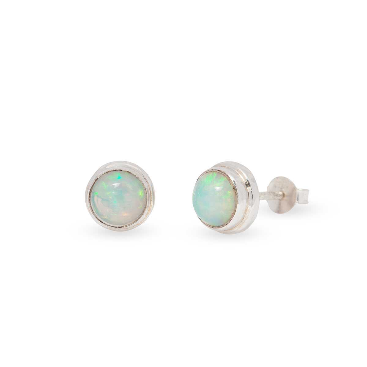 Perlita Opal Ohrstecker | Silber