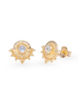 Rayos Mondstein Ohrstecker | Gold