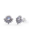 Rayos Mondstein Ohrstecker | Silber