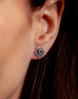 Rayos Mondstein Ohrstecker | Silber