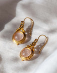 Armonía Rosenquarz Ohrringe | Gold