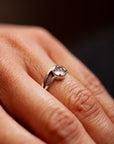 Serenya Rosenquarz Ring | Silber