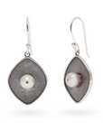 Solenne Perlen Ohrringe | Silber