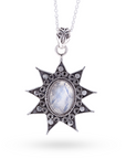 Tempesta Mondstein Anhänger | Silber