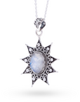 Tempesta Mondstein Anhänger | Silber